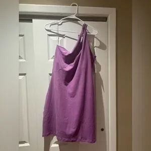 Beyond Yoga Spacedye Lost Your Mind Dress | Bright Iris Heather / XL